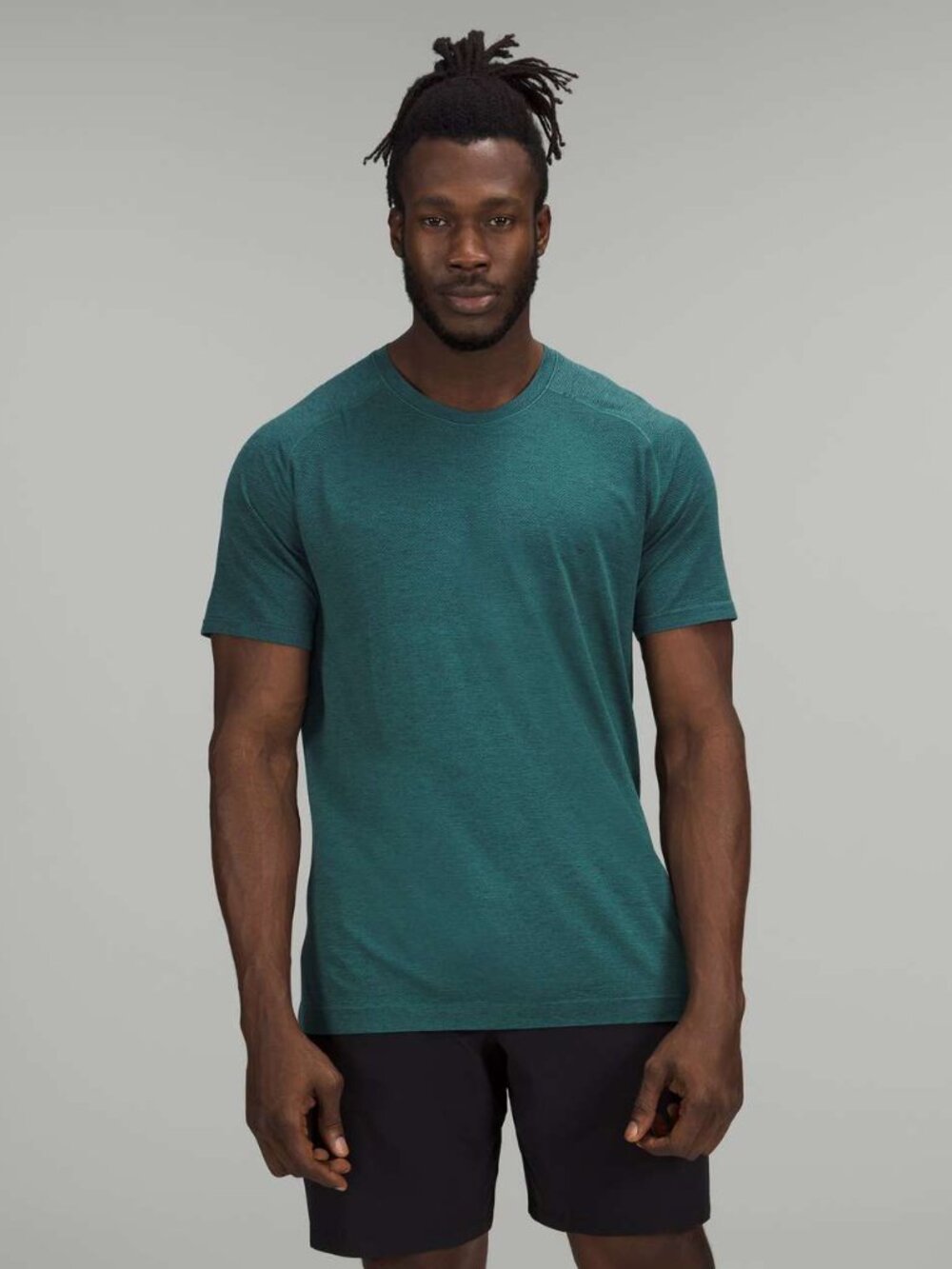 Lululemon Men's Metal Vent Tech Short Sleeve Shirt 2.0 - Blue/Green